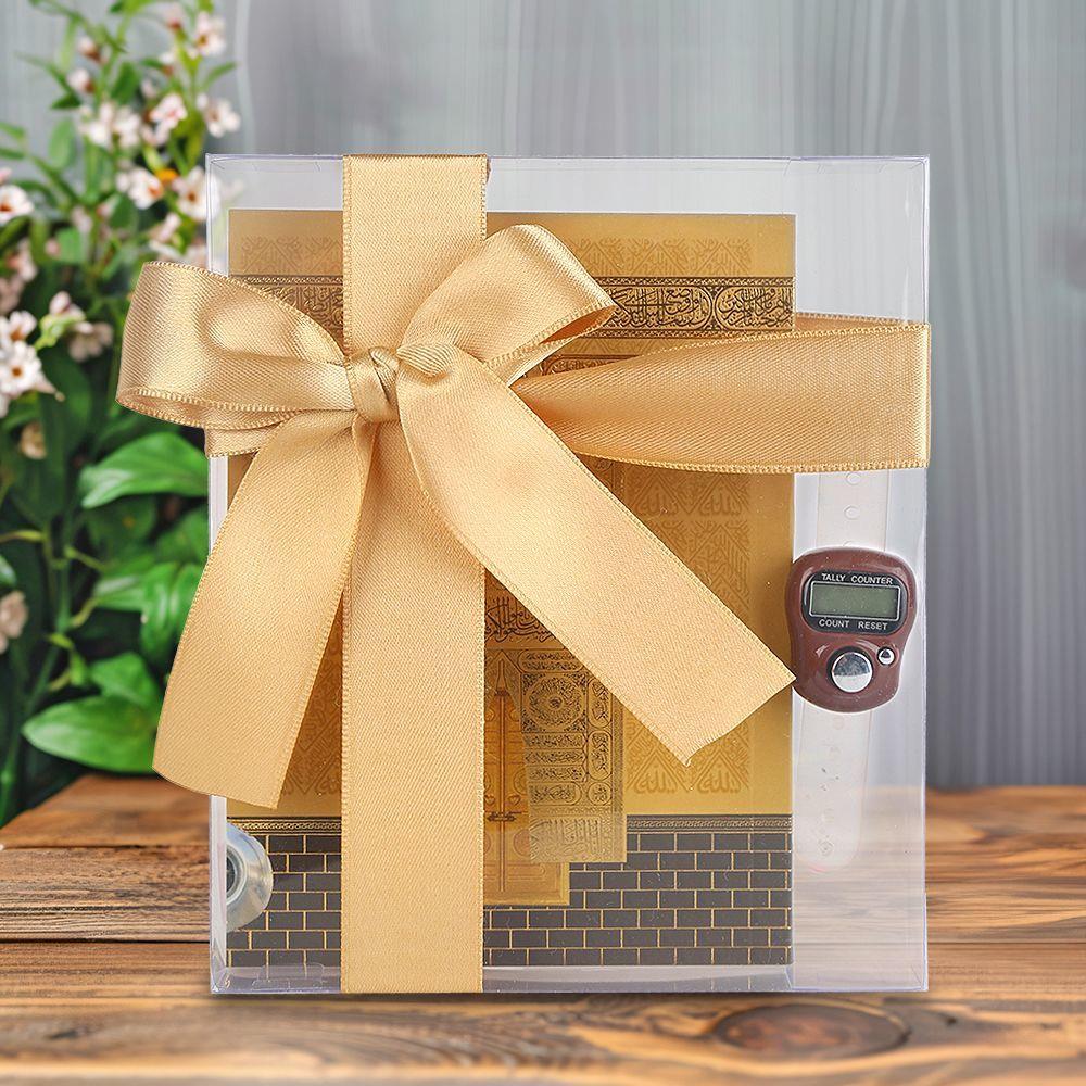 Ekonomik Yasin Kitabı(12*16 cm 80 Sayfa) Zikirmatik,Süslemeli Asetat Kutulu-Gold