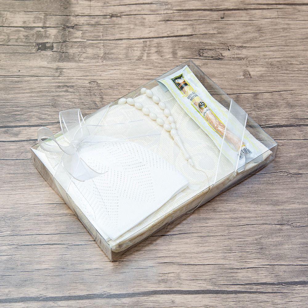 Hediyelik Set Seccade Takke 99 İnci Tesbih Misvak