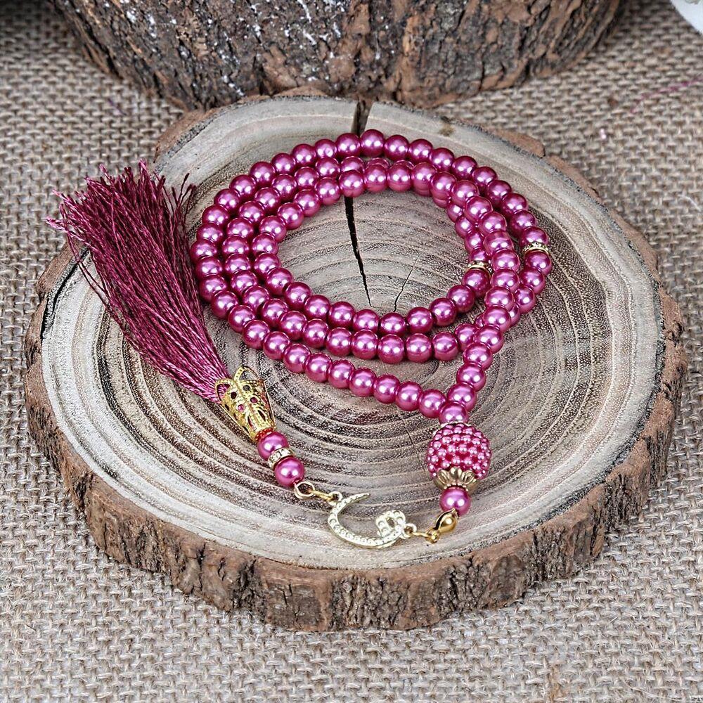 İnci Tesbih Fuşya