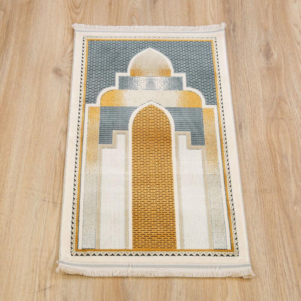 Lüks Kadife  Halı Tipi  Akasya  Çocuk Seccade - Mavi( 40*72 cm)