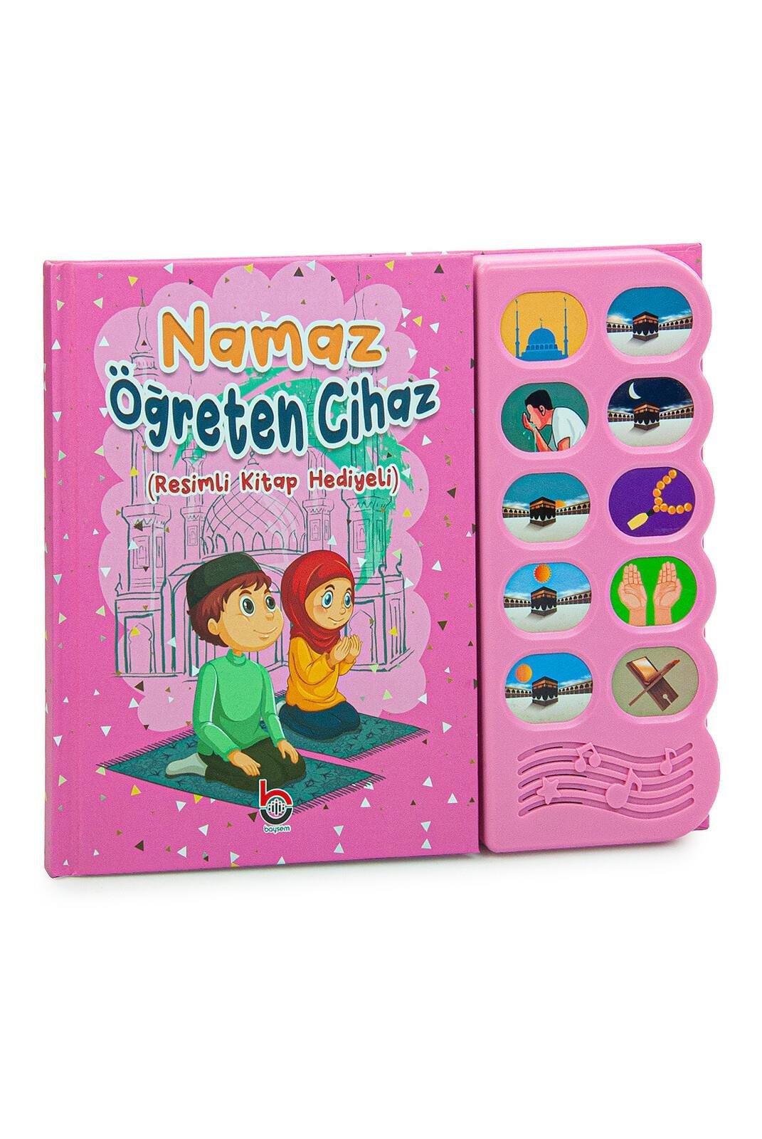 Namaz Öğreten Cihaz Resimli Kitap Seti Pembe