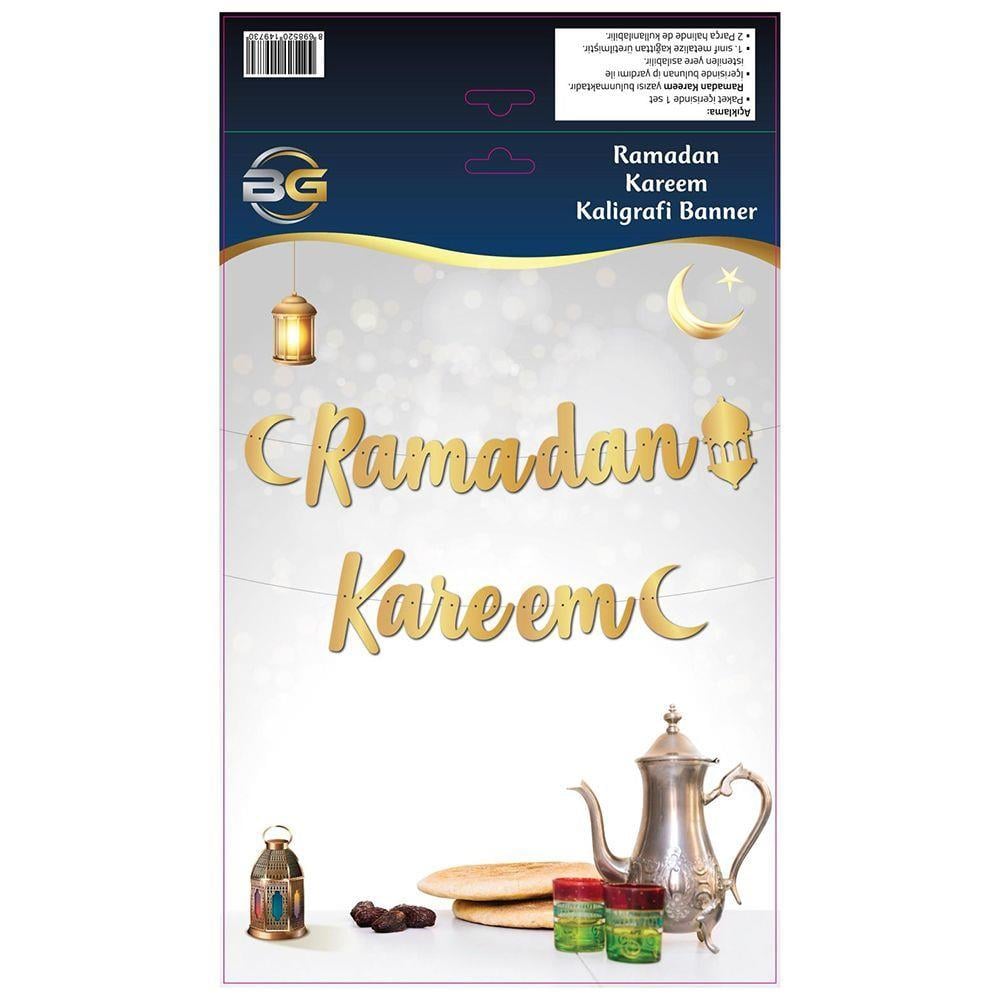 Ramadan Kareem Kaligrafik Banner