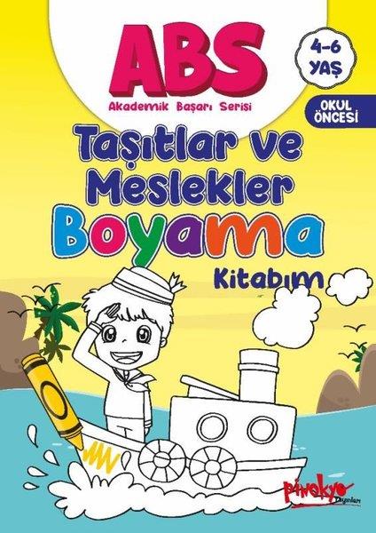 Buçe DayıEgitim Etkinlik KitaplariABS Taşıtlar ve Meslekler Boyama Kitabım 4 - 6 Yaş