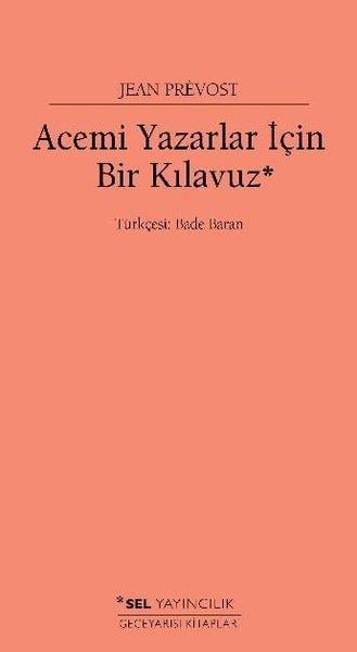Jean PrevostDeneme KitaplarıAcemi Yazarlar İçin Bir Kılavuz