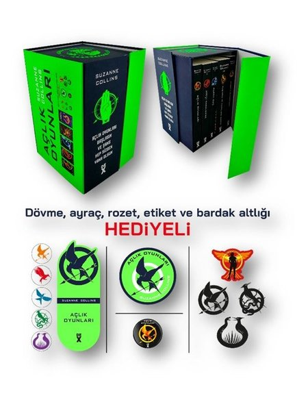 Suzanne CollinsFantastik Kitaplar & Fantastik RomanlarAçlık Oyunları Kutulu Set
