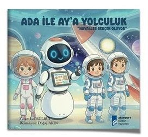 Elif BülbülÇocuk Bilim KitaplarıAda İle Ay'a Yolculuk - Hayaller Gerçek Oluyor