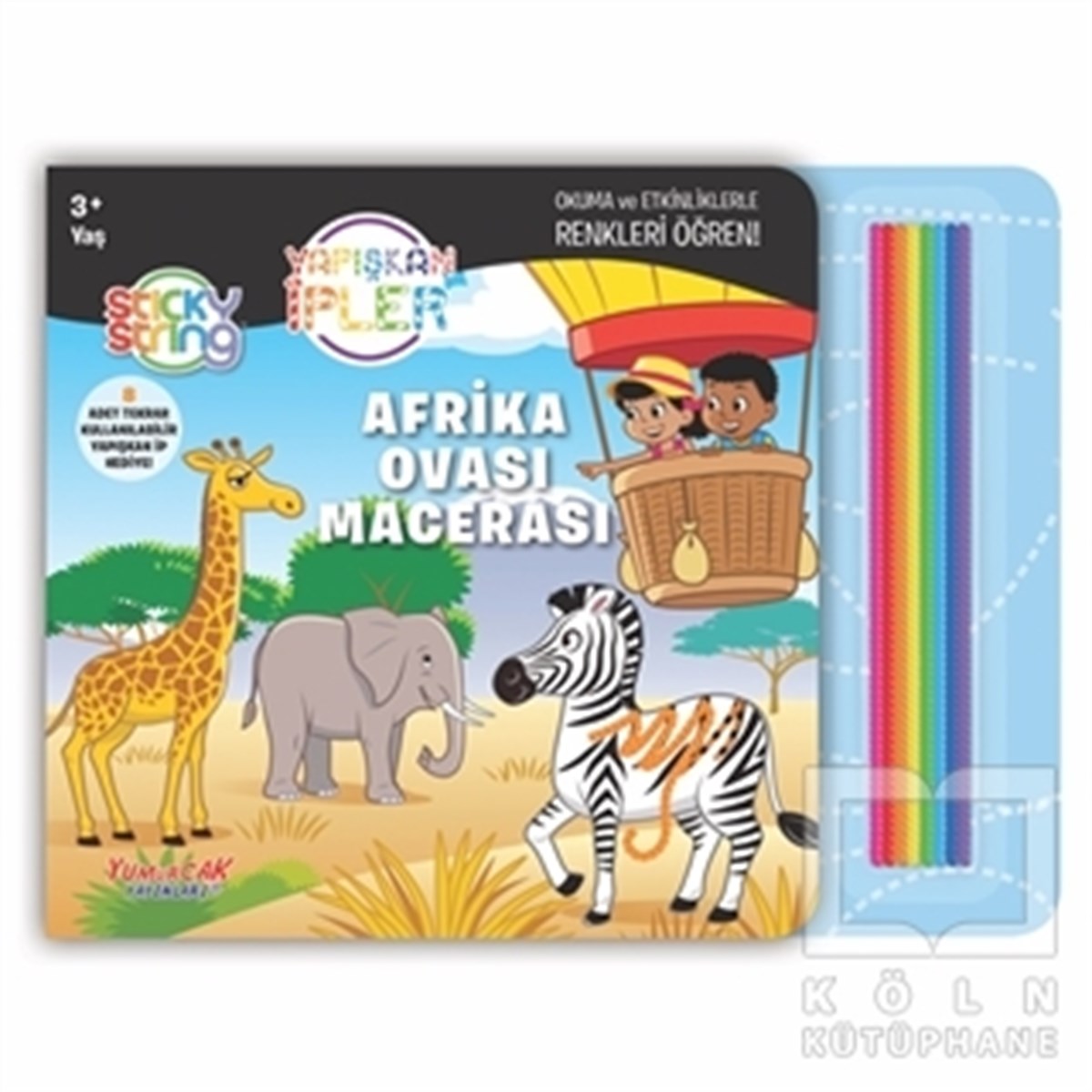 KolektifÇocuk Hikaye KitaplarıAfrika Ovası Macerası - Yapışkan İpler