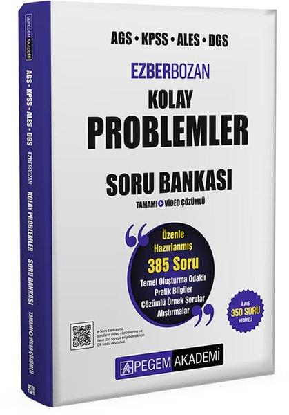 KolektifDGS Soru Bankasi KitaplariAGS - KPSS - ALES - DGS Ezberbozan Kolay Problemler Tamamı Video Çözümlü Soru Bankası