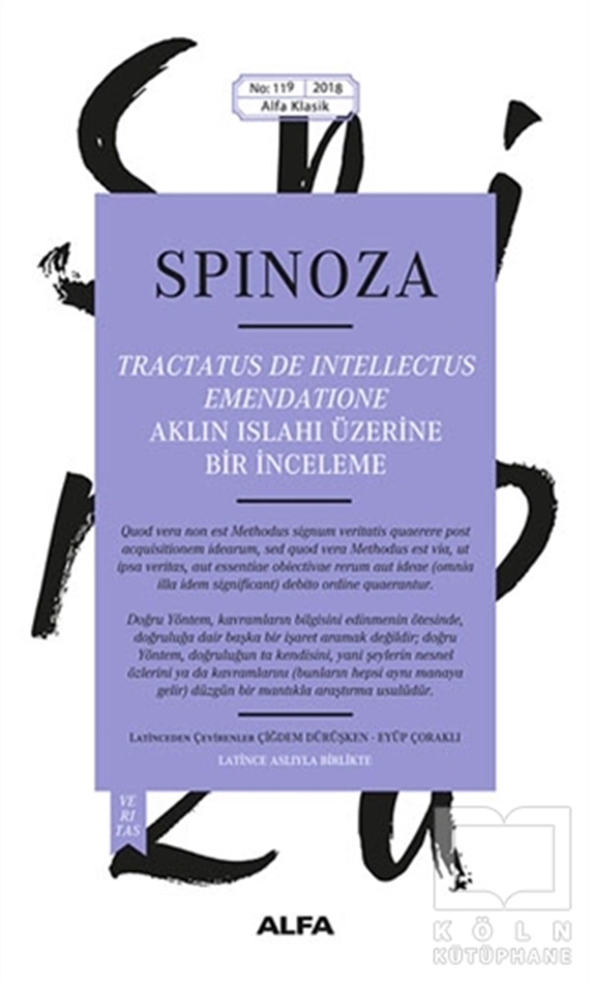 Baruch SpinozaDüşünceAklın Islahı Üzerine Bir İnceleme