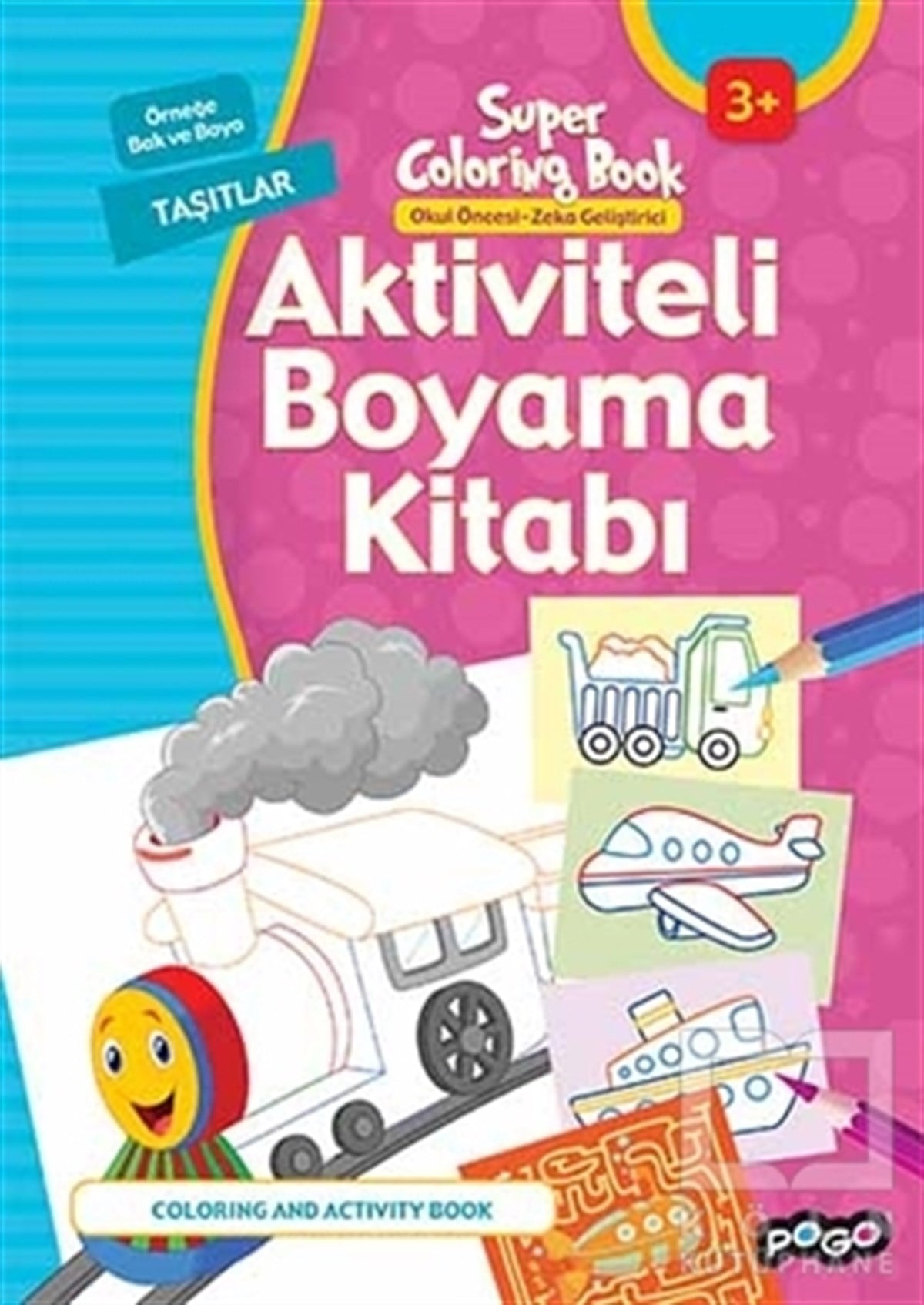 KolektifBoyama KitaplarıAktiviteli Boyama Kitapları Taşıtları