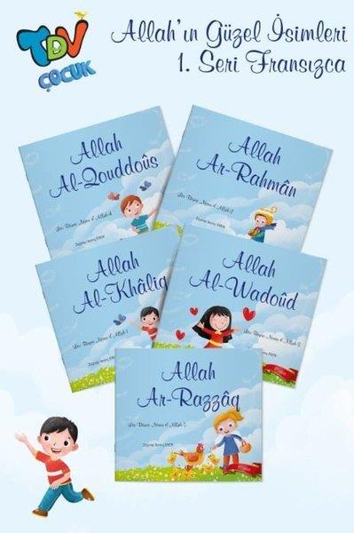 Zeynep Sevinç ErenIslami Çocuk KitaplariAllah'ın Güzel İsimleri 1. Seri Seti - 5 Kitap Takım - Fransızca - Les Beaux Noms d'Allah