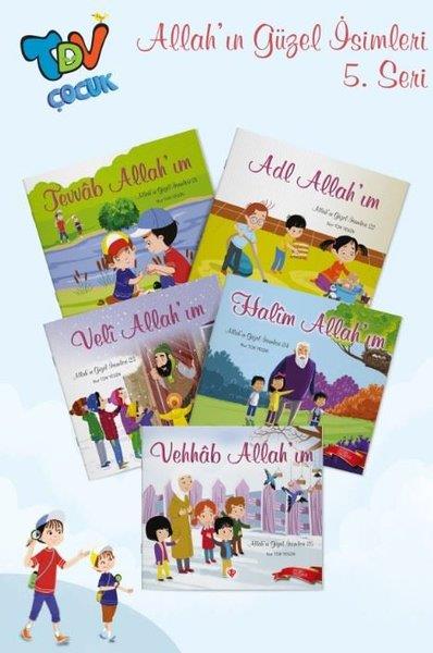 Nur Tok YeginIslami Çocuk KitaplariAllahın Güzel İsimleri 5. Seri Seti - 5 Kitap Takım
