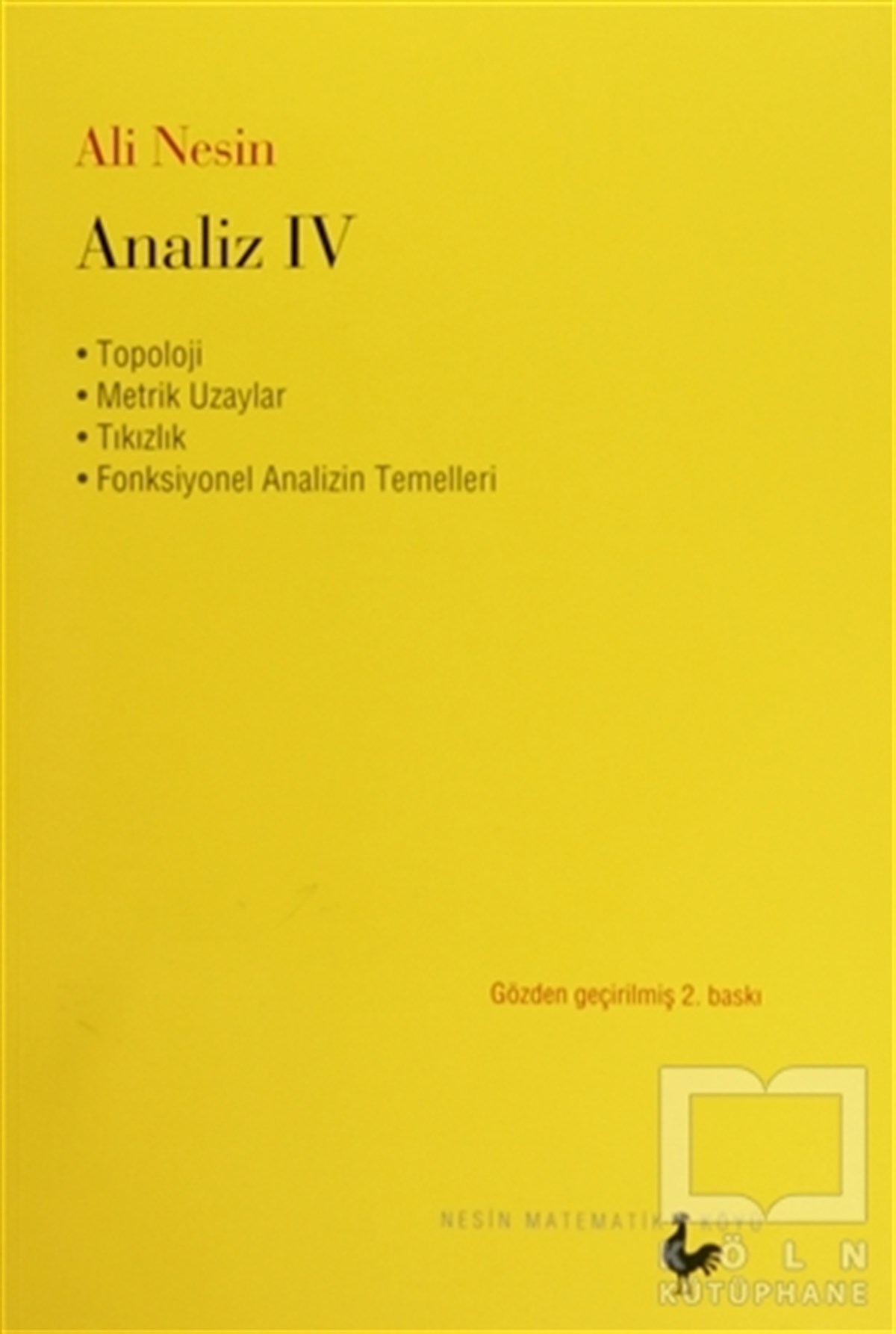 Ali NesinAkademikAnaliz 4