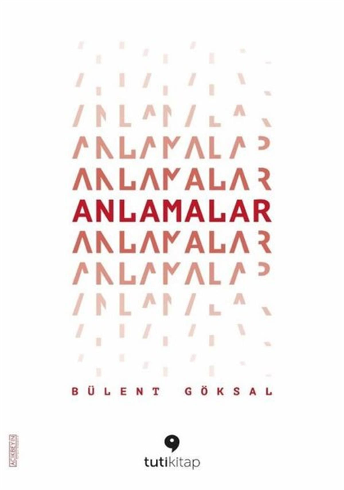 Bülent GöksalDeneme KitaplarıAnlamalar