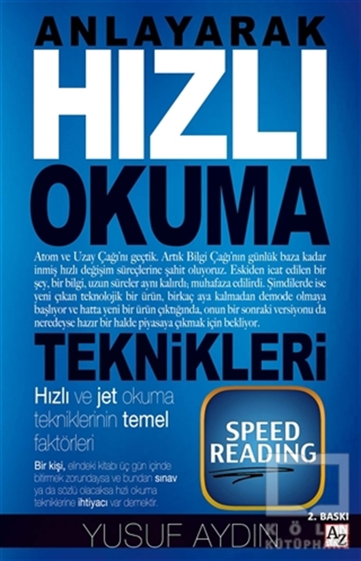 Yusuf AydınKişisel Gelişim KitaplarıAnlayarak Hızlı Okuma Teknikleri