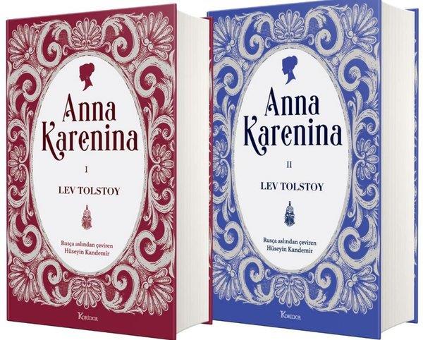 Hüseyin KandemirDünya KlasikleriAnna Karenina Seti - 2 Kitap Takım - Bez Ciltli