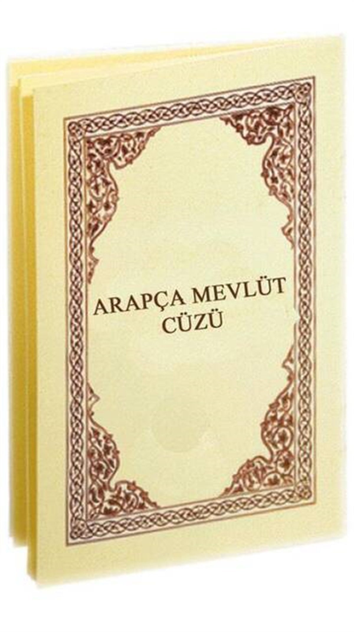 Arapça Mevlüt Cüzü-1868