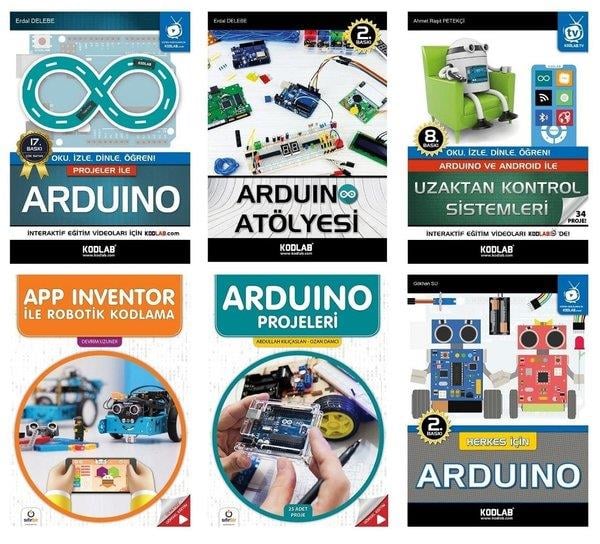 KolektifProgramlamaArduino Programlama Eğitim Seti - 6 Kitap Takım