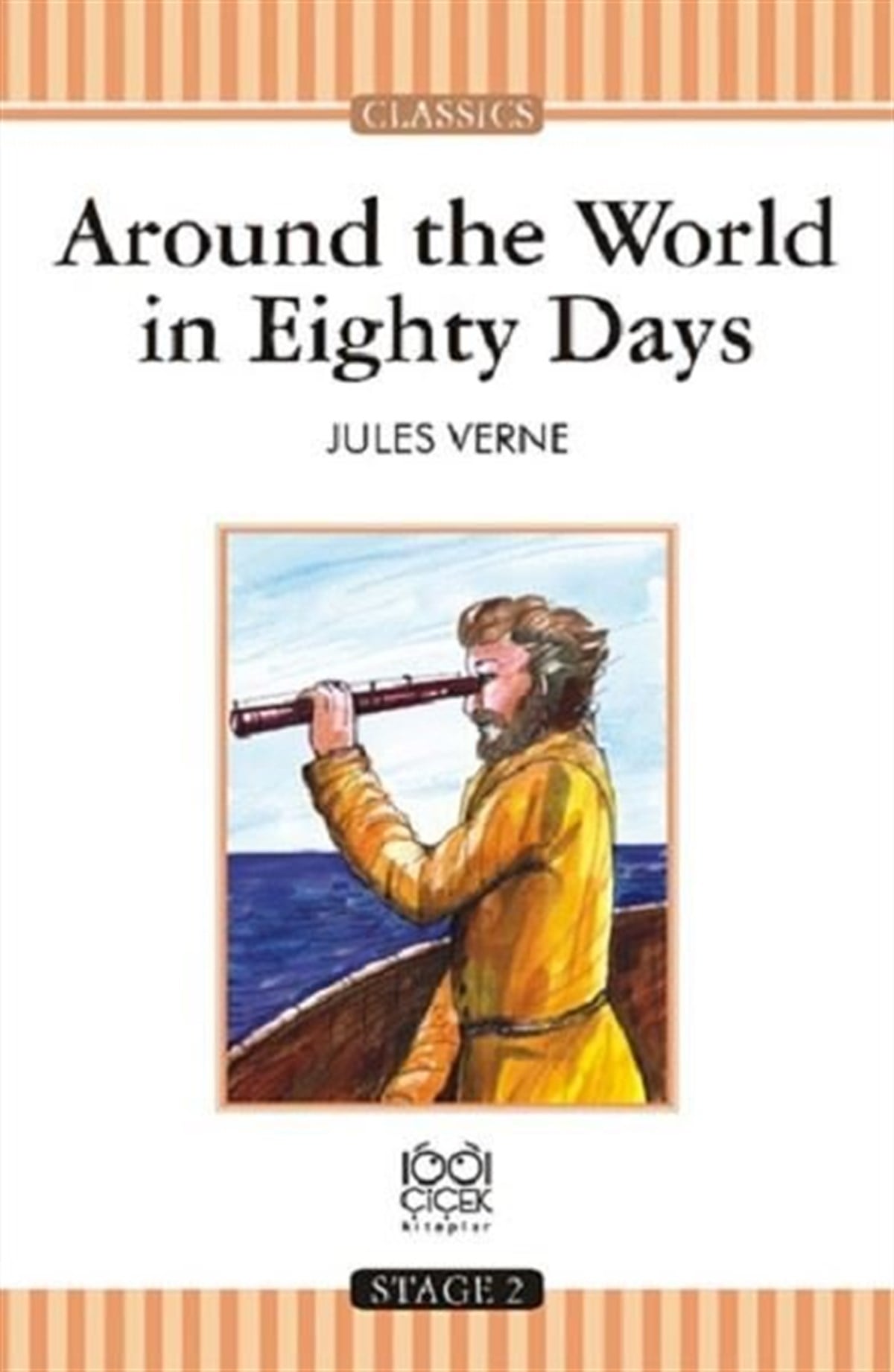 Jules VerneTürkçe Dil Bilim KitaplarıAround the World in Eighty Days-Stage 2 Books