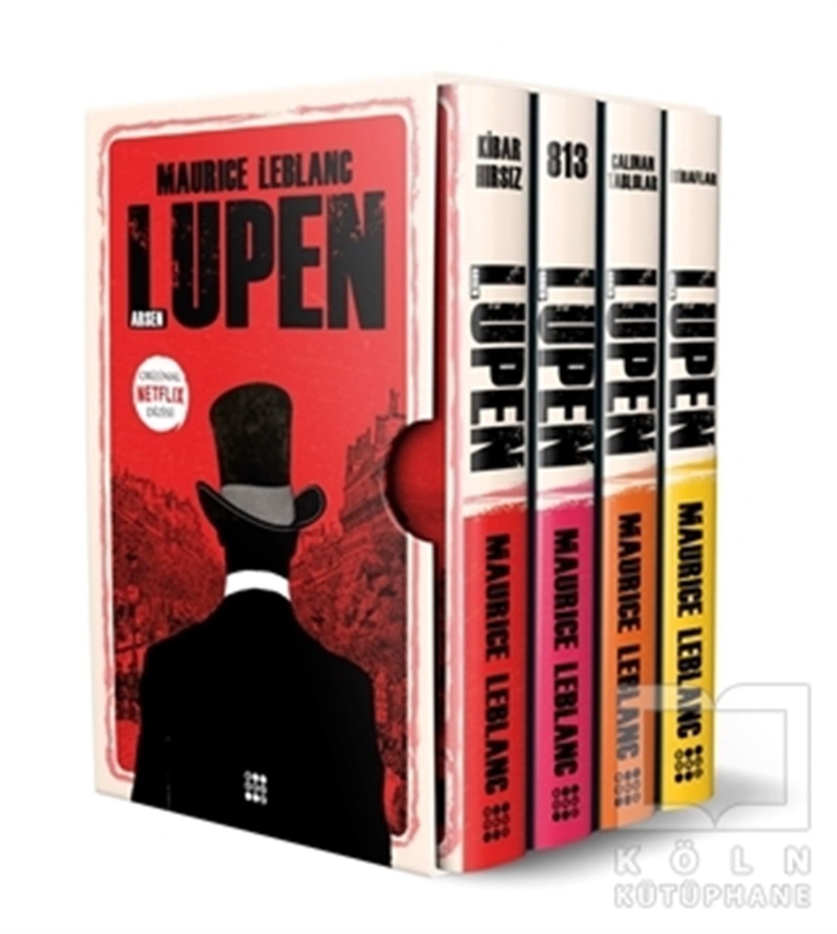 Maurice LeblancTürkçe RomanlarArsen Lüpen-Kutulu Kırmızı Set (4 Kitap Takım)