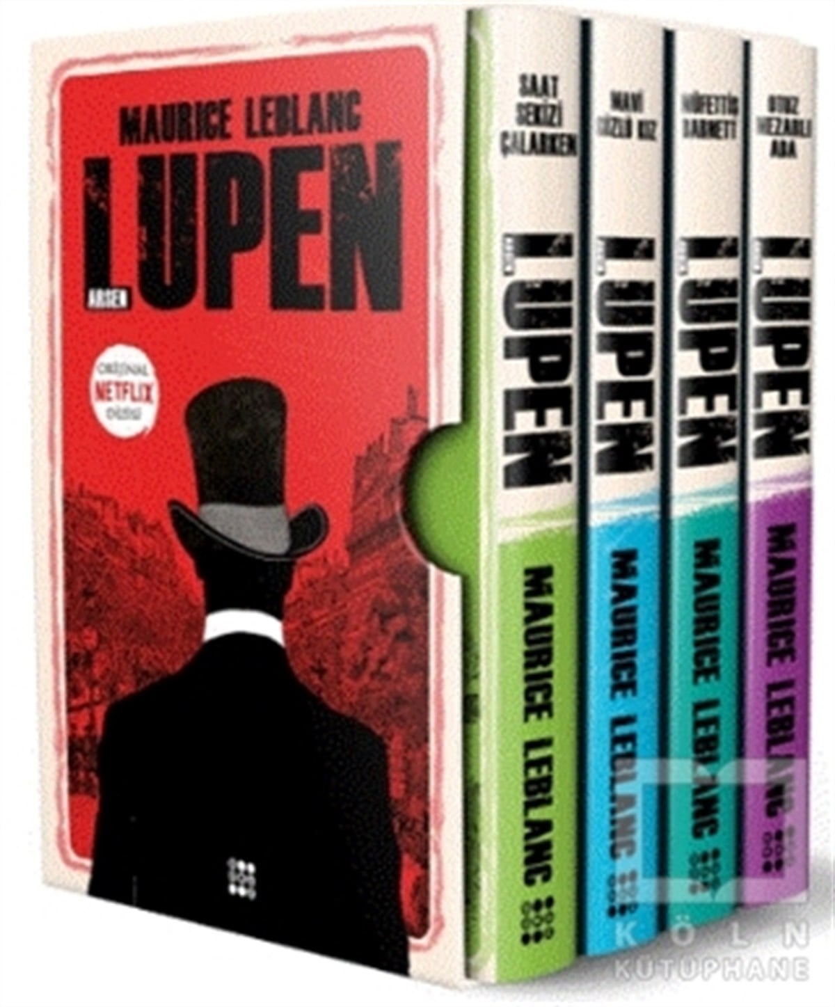 Maurice LeblancTürkçe RomanlarArsen Lüpen-Kutulu Siyah Set (4 Kitap Takım)