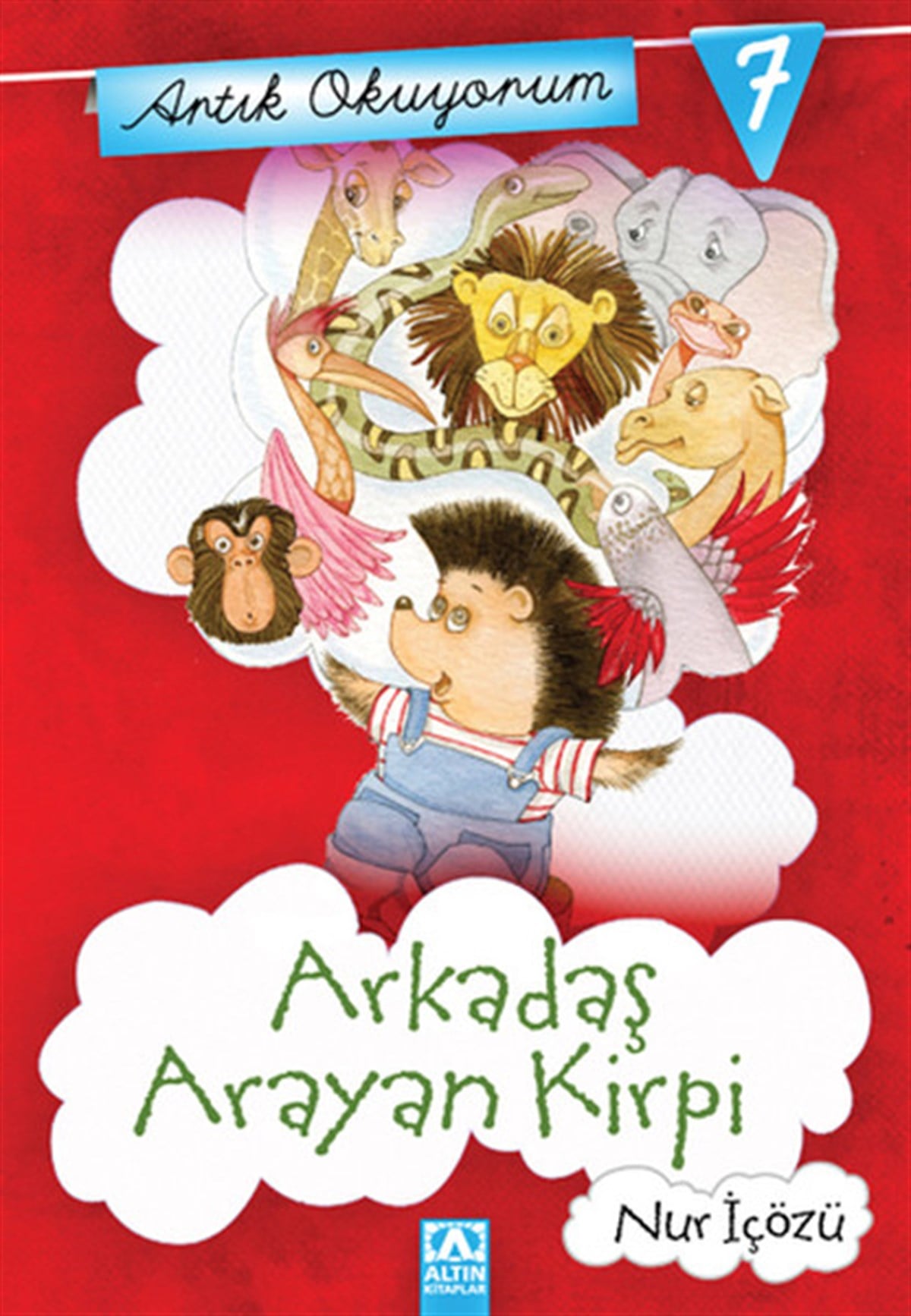 Nur İçözüÇocuk Hikaye KitaplarıArtık Okuyorum 7 - Arkadaş Arayan Kirpi