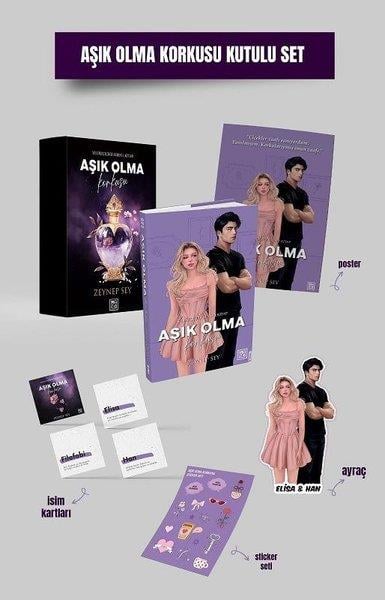 Zeynep SeyAşk Kitapları & Aşk RomanlarıAşık Olma Korkusu Kutulu Set