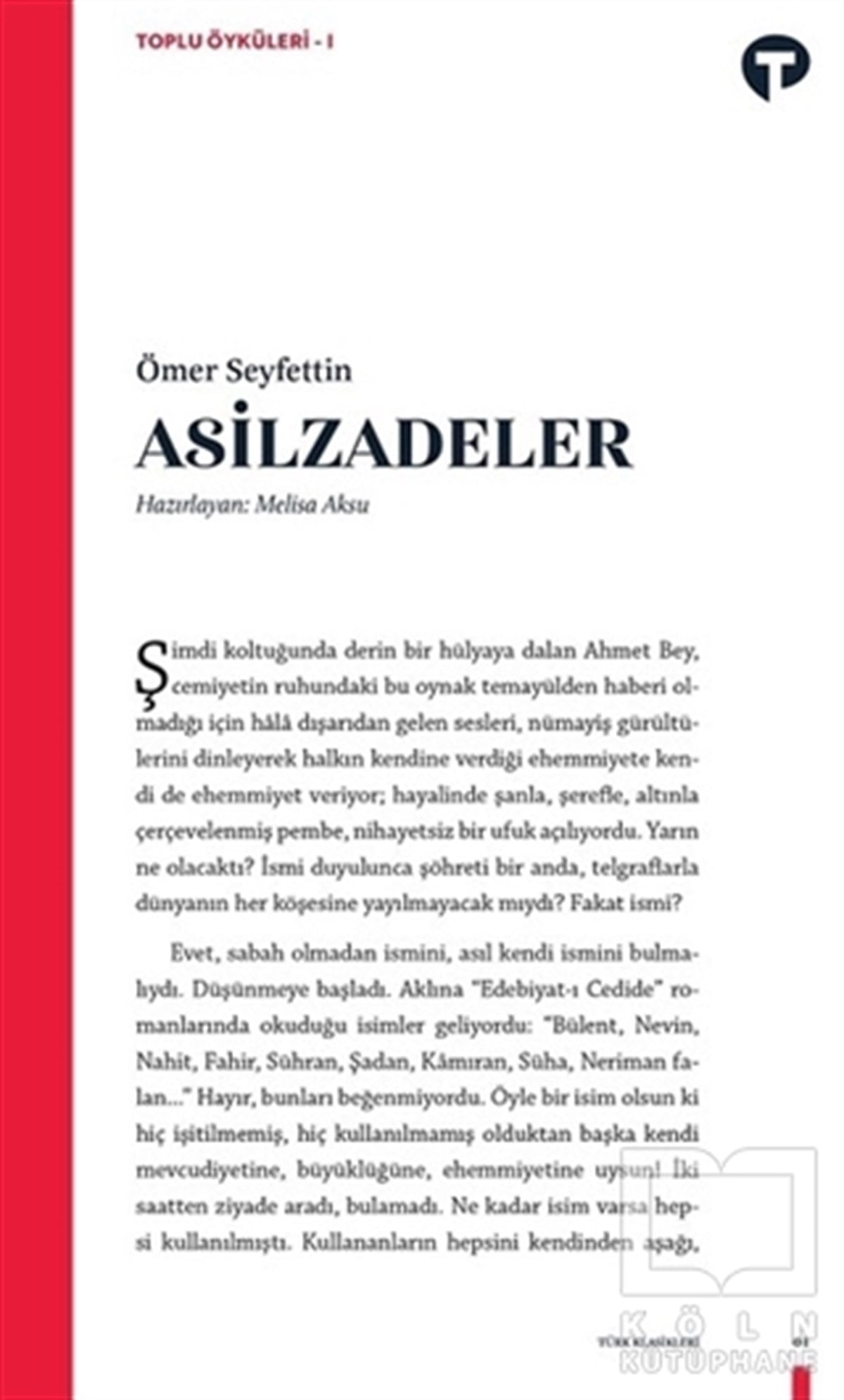 Ömer SeyfettinKlasiklerAsilzadeler