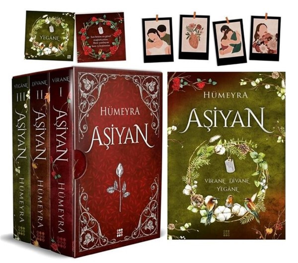 HümeyraTürkiye RomanAşiyan Serisi 3 Kitap Takım - Kutulu