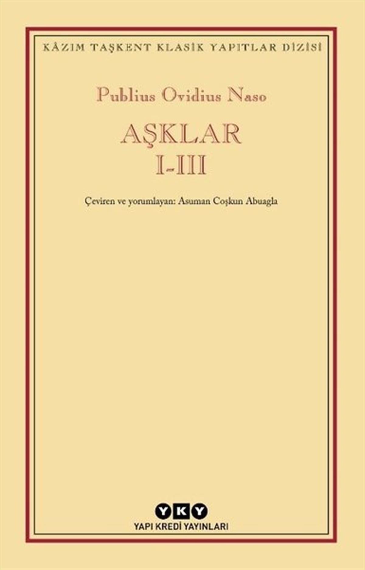 Publius Ovidius NasoDünya ŞiiriAşklar 1-3