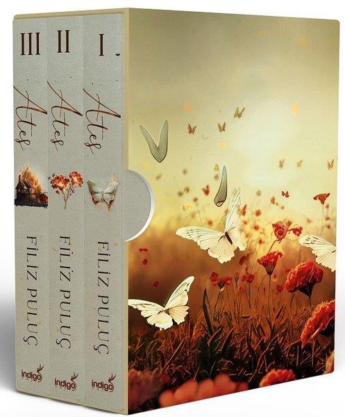 Filiz PuluçTürkiye RomanAteş Serisi 3 Kitap Takım - Kutulu