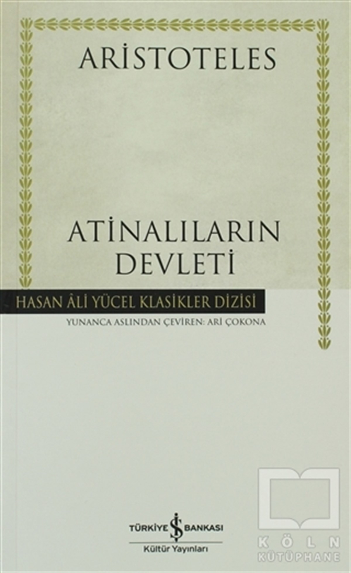 AristotelesFelsefe TarihiAtinalıların Devleti