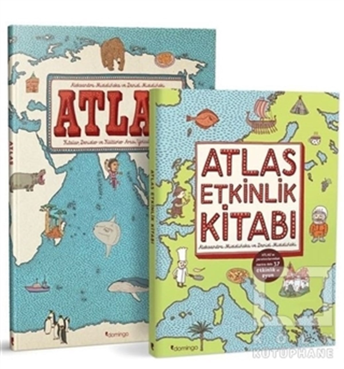 Aleksandra MizielinskaEtkinlik KitaplarıAtlas Set (2 Kitap Takım)