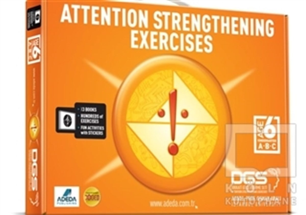 Osman AbalıZeka GelişimiAttention Strengthening Exercises Dikkati Güçlendirme Seti Anasınıfı (6 Yaş İngilizce)
