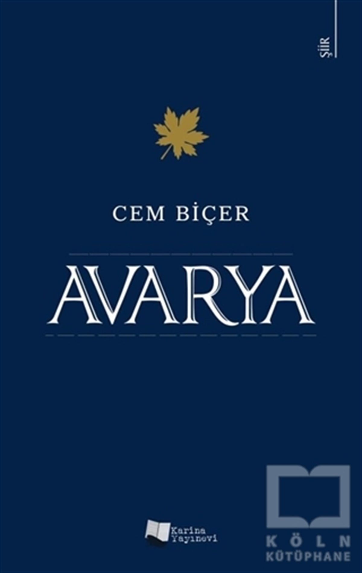Cem BiçerTürkçe Şiir KitaplarıAvarya
