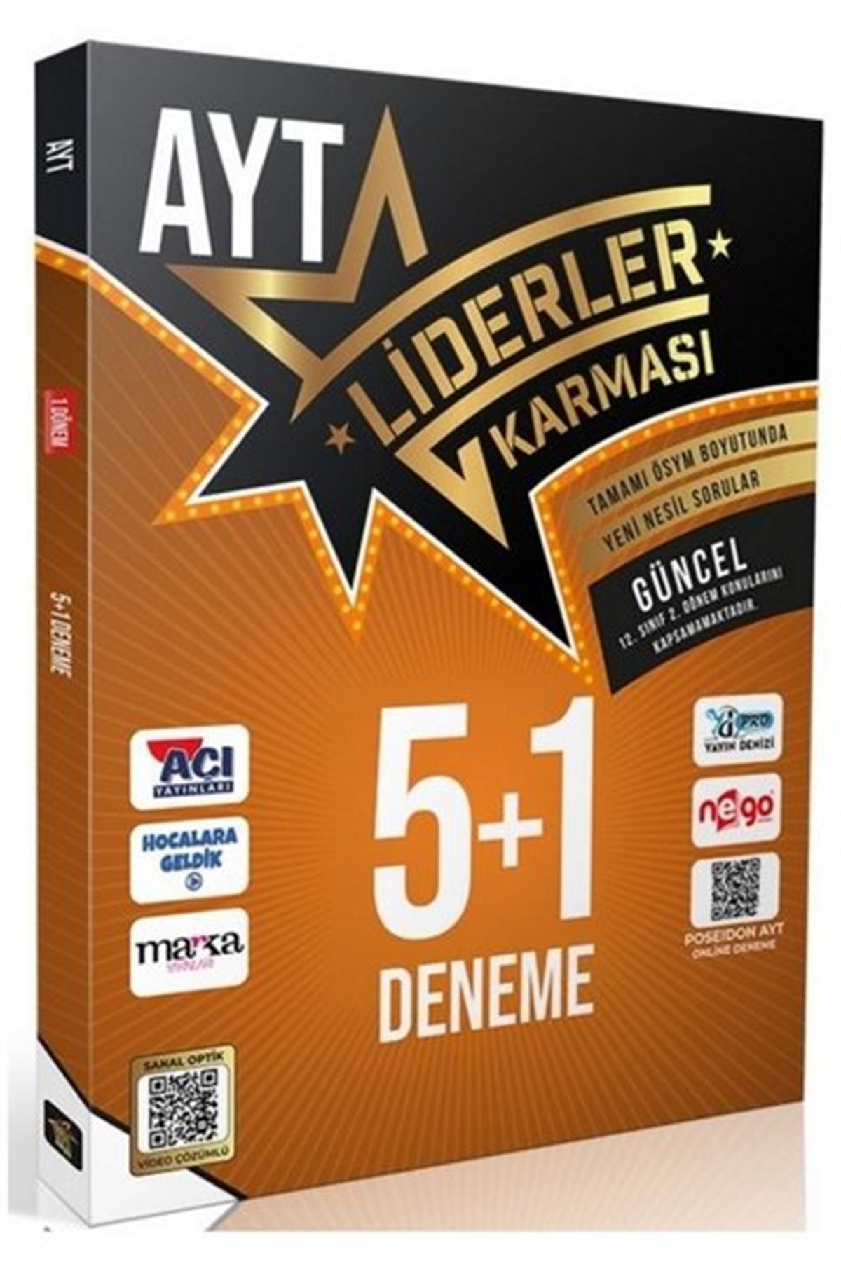 KolektifAYT Tüm DerslerAYT 5+1 Deneme Seti - 12. Sınıf 2. Dönem Konularını Kapsamamaktadır