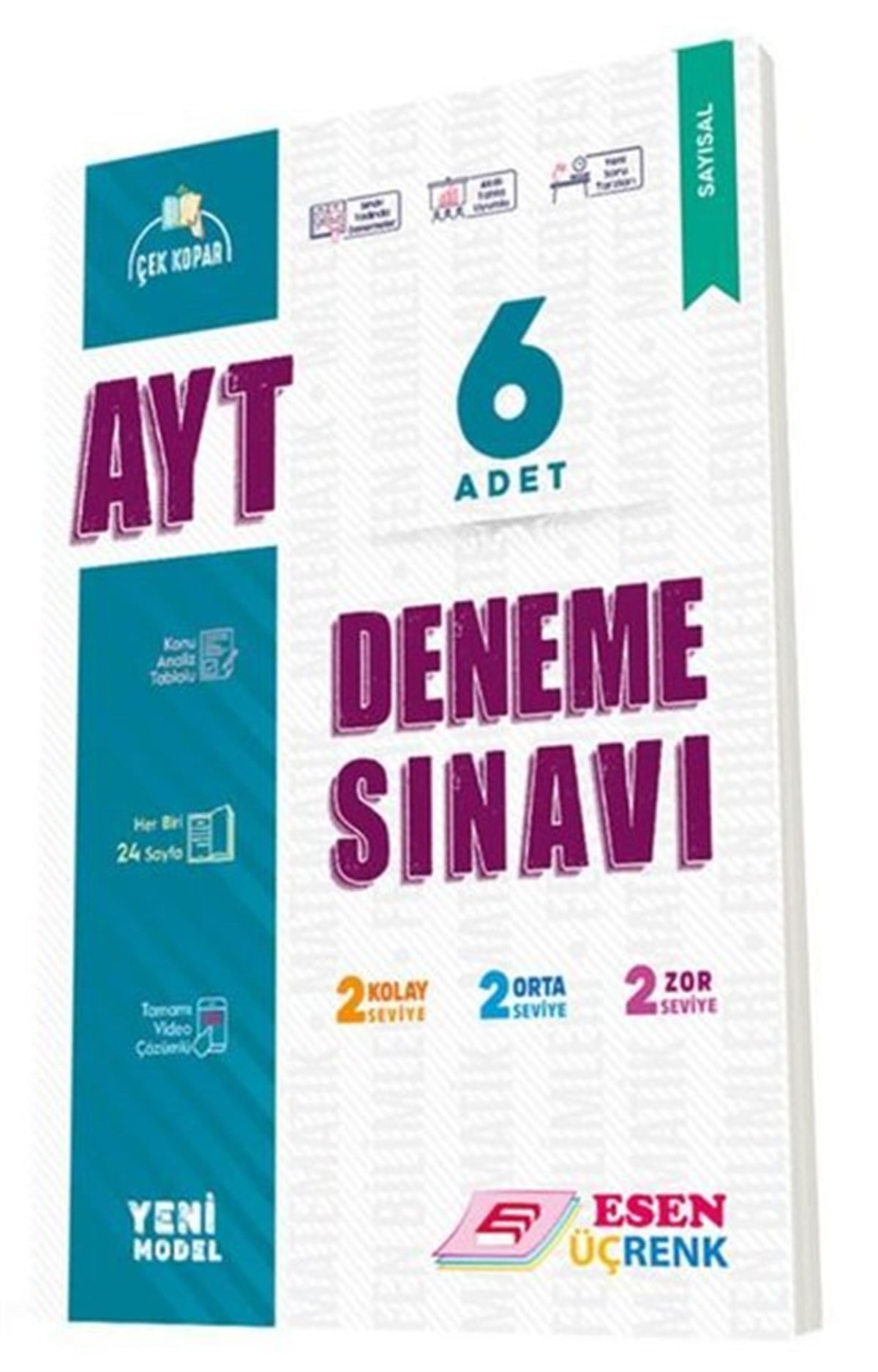 KolektifTemel Yeterlilik Testi - Alan Yeterlilik Testi (YKS-TYT/AYT)AYT 6'lı Deneme Sayısal