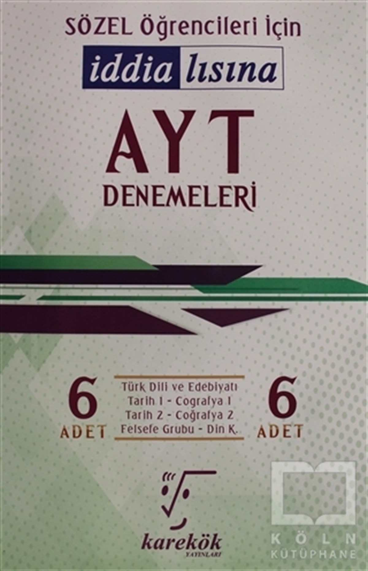 KolektifSınavlara Hazırlık KitaplarıAYT 6'lı Deneme Seti - Sözel