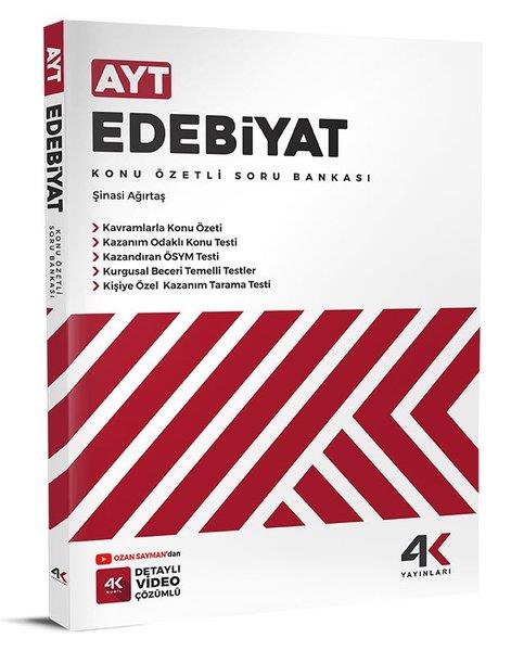 Şinasi AğırtaşTYT - AYT Türkçe - EdebiyatAYT Edebiyat Konu Özetli Soru Bankası