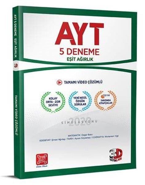 KolektifAYT Tüm DerslerAYT Esit Agirlik 5 Li Paket Deneme