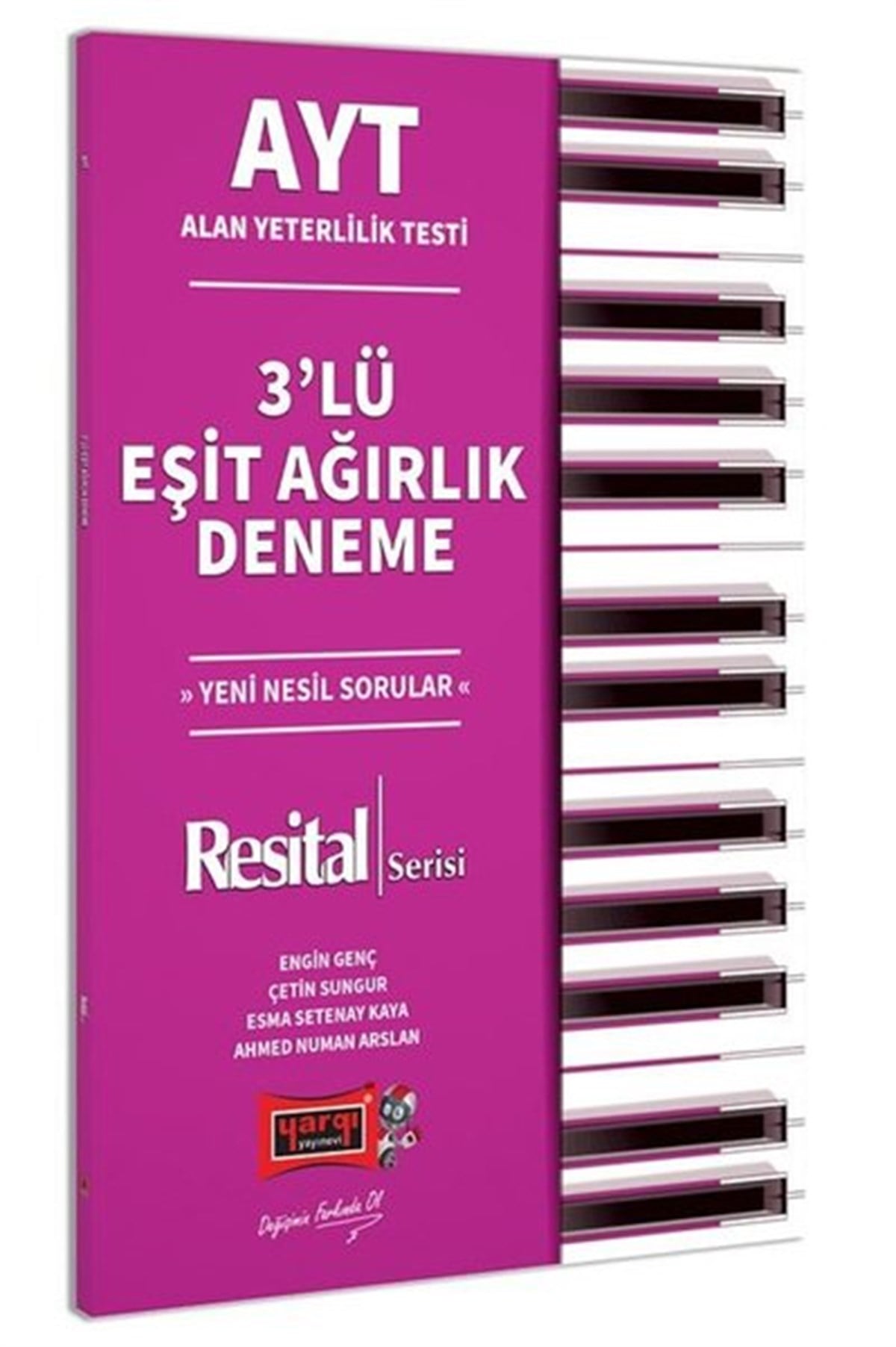 Ahmed Numan ArslanAlan Yeterlilik Testi (YKS-AYT)AYT Resital Serisi 3'lü Eşit Ağırlık Deneme