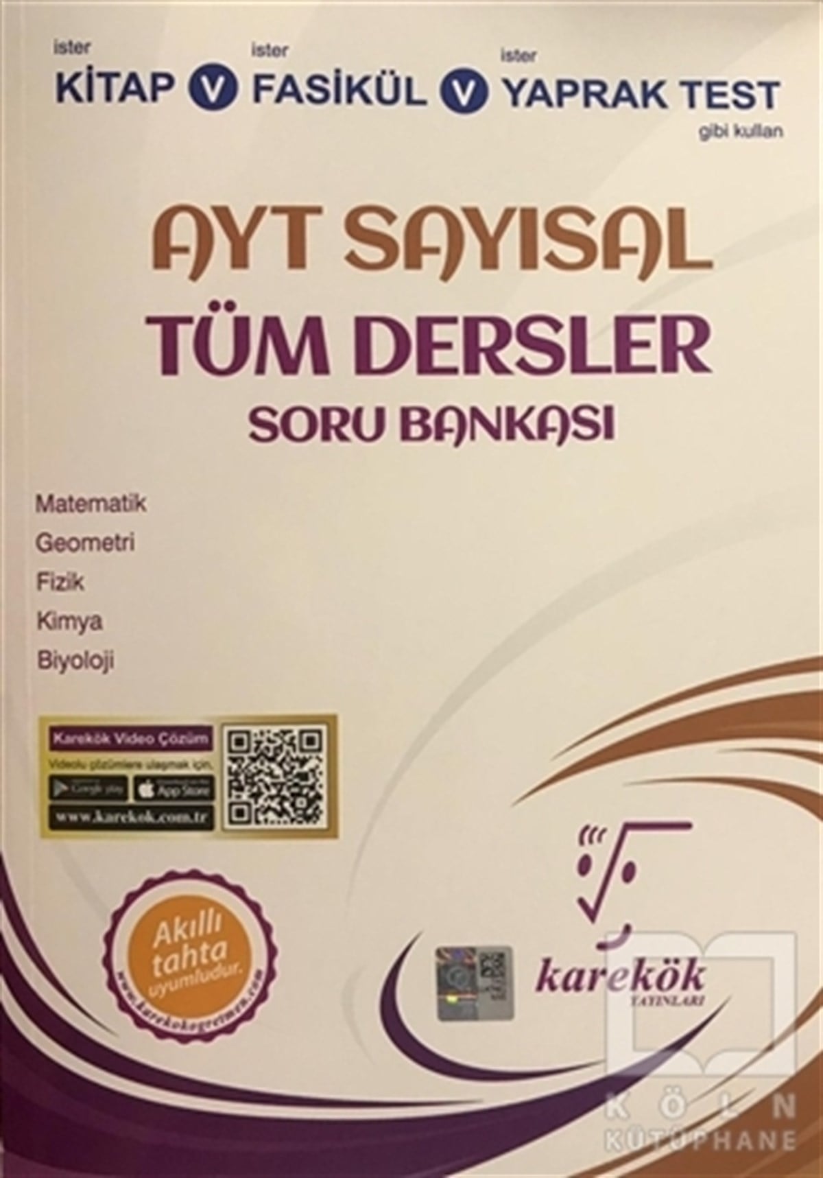 Fatih TürkmenSınavlara Hazırlık KitaplarıAYT Sayısal Tüm Dersler Soru Bankası