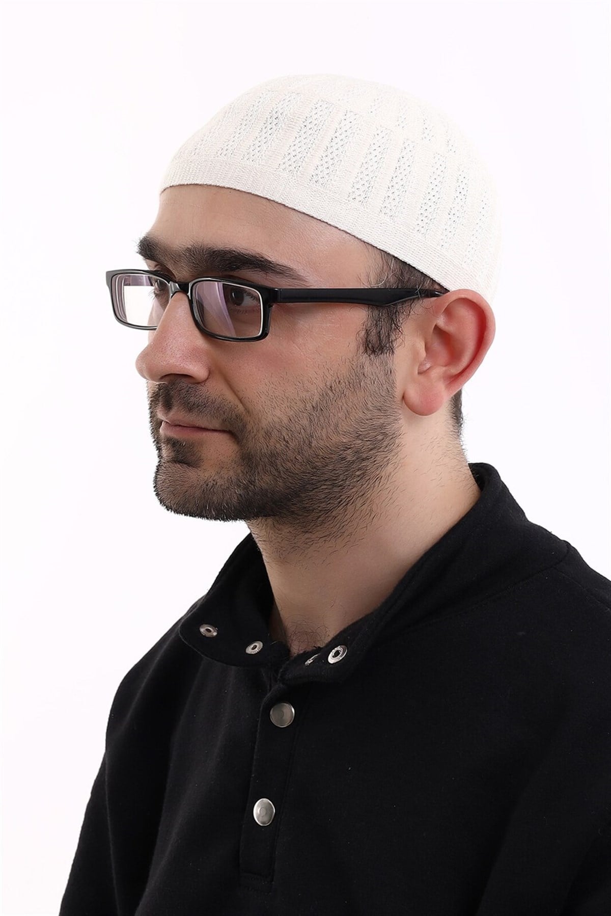 Bambu Namaz Takkesi - Beyaz