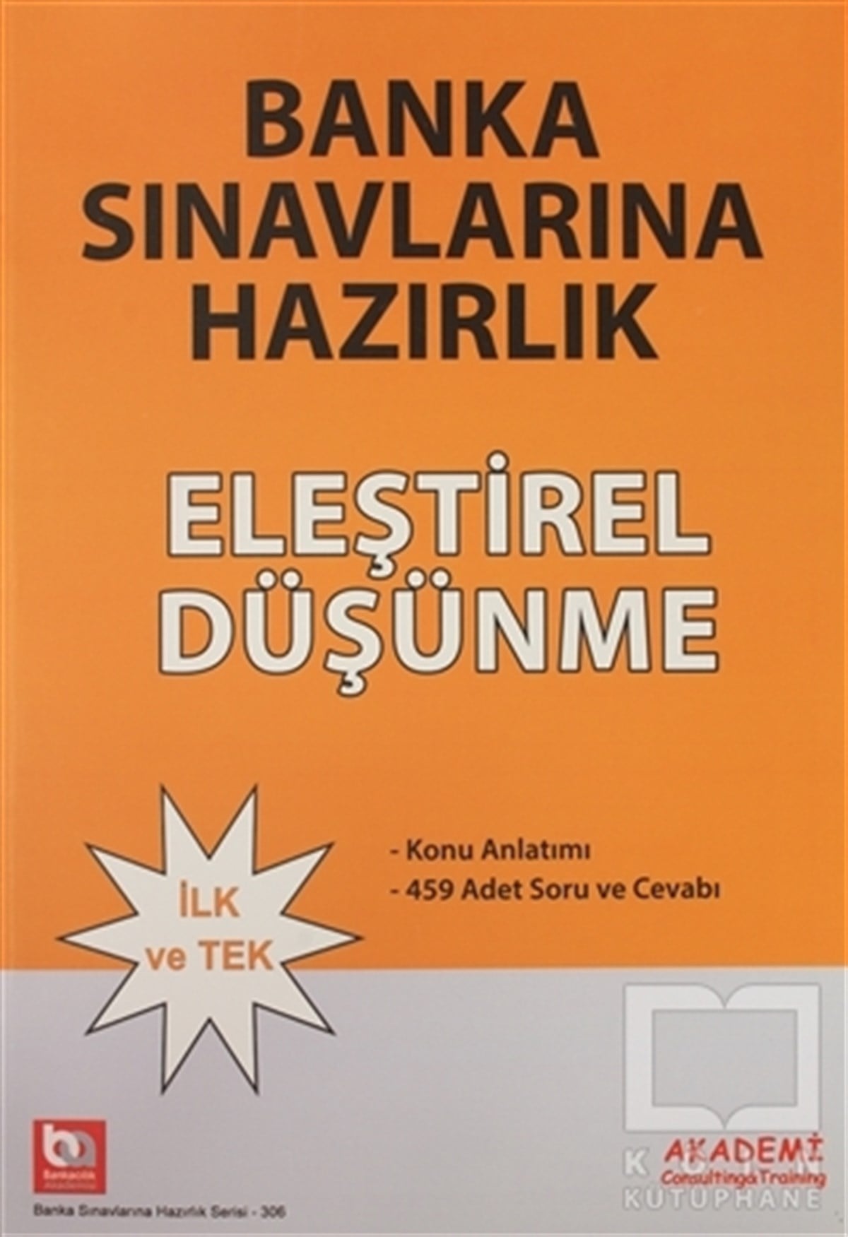 Adalet HazarDiğerBanka Sınavlarına Hazırlık Eleştirel Düşünme