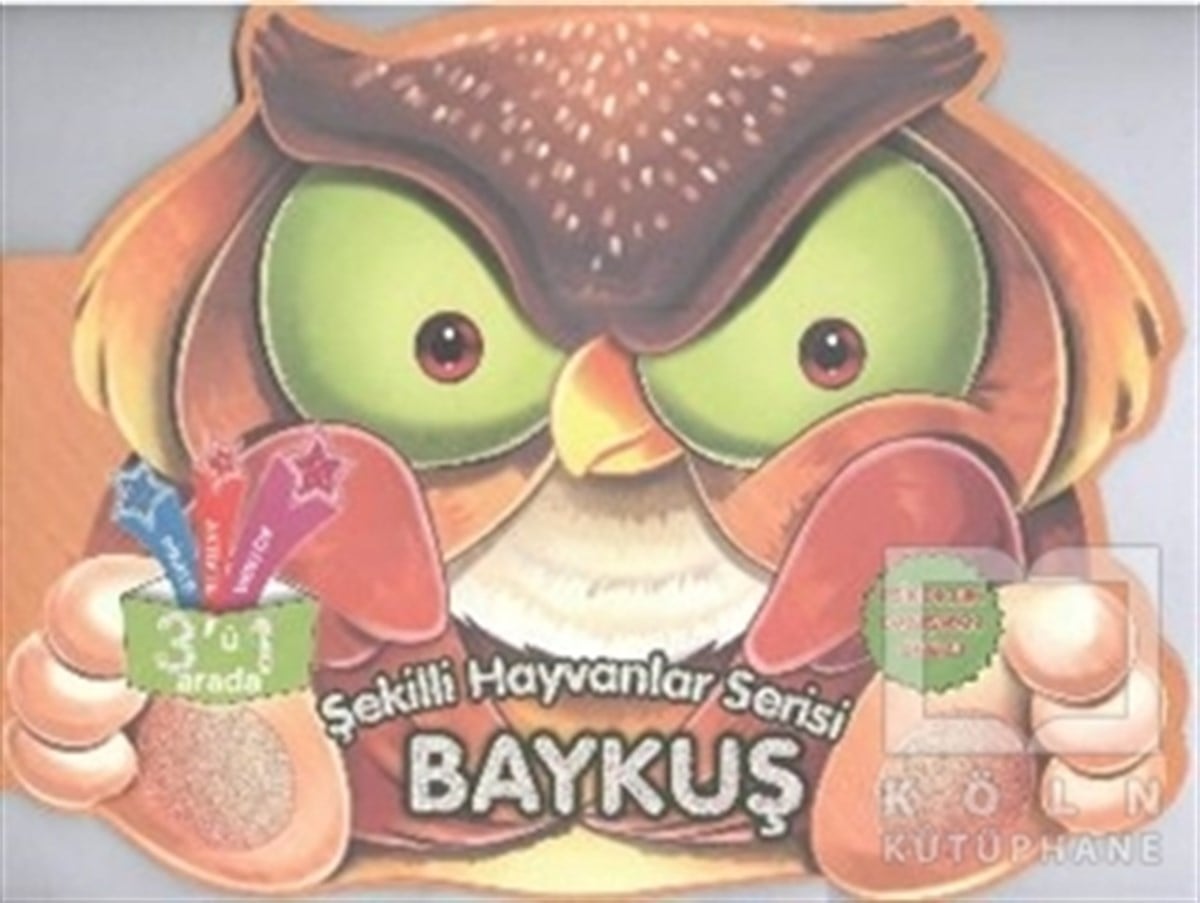 KolektifOkul Öncesi Şekilli KitaplarBaykuş - Şekilli Hayvanlar Serisi