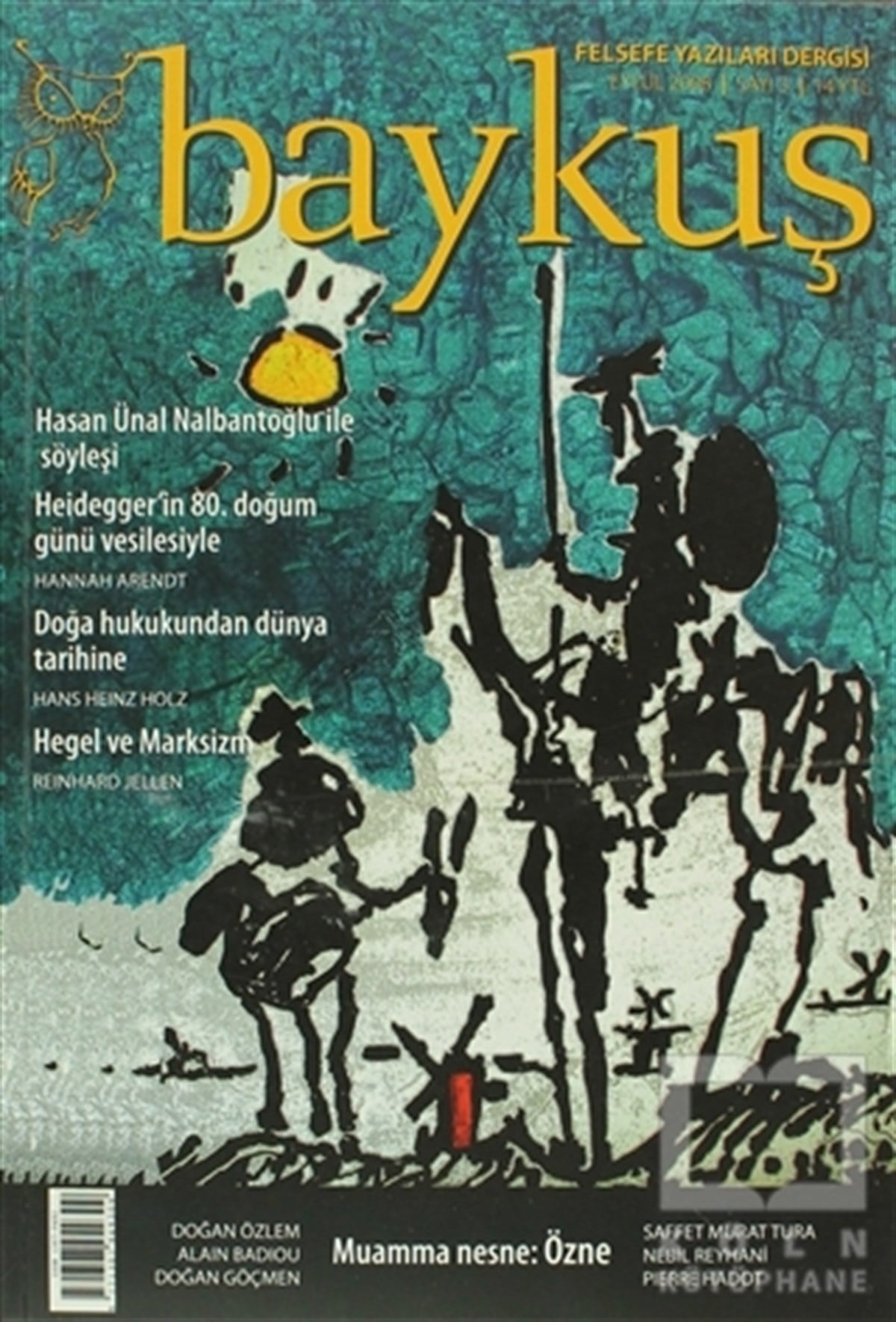 KolektifDiğerBaykuş Felsefe Yazıları Dergisi Sayı: 3