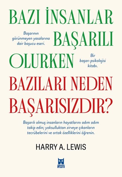 Harry A. LewisKişisel Gelişim KitaplarıBazı İnsanlar Başarılı Olurken Bazıları Neden Başarısızdır?