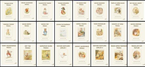 Beatrix PotterÇocuk Gençlik RomanlarıBeatrix Potter Masalları Seti - 24 Kitap Takım