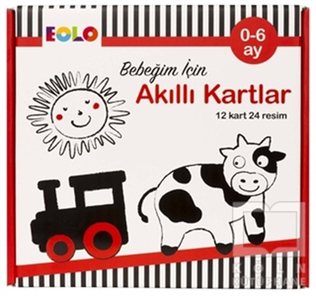 KolektifZeka Gelişimi KitaplarıBebeğim İçin Akıllı Kartlar - (0-6 Ay)
