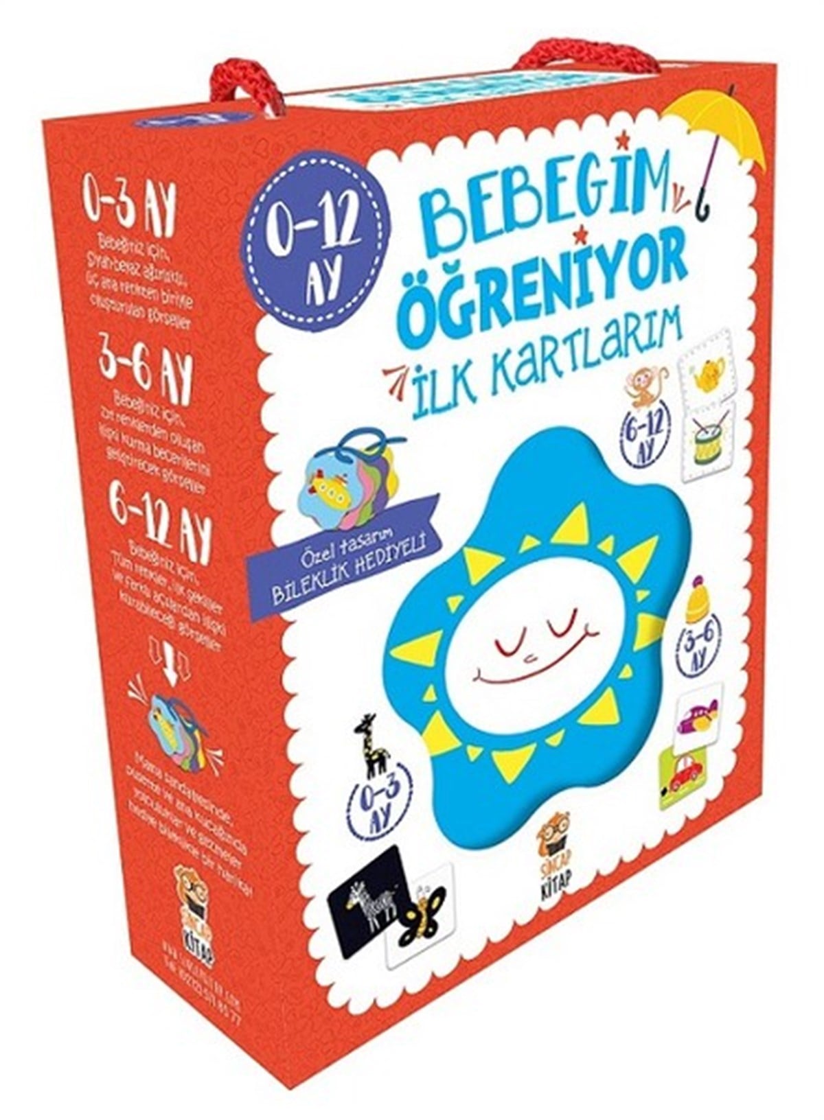 KolektifÇocuk Gelisim KitaplariBebeğim Öğreniyor İlk Kartlarım 0-12 Ay